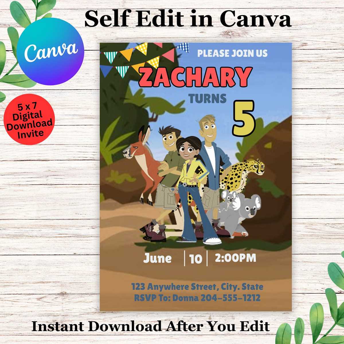 wild kratts printable