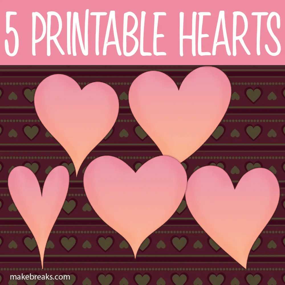 heart free printable