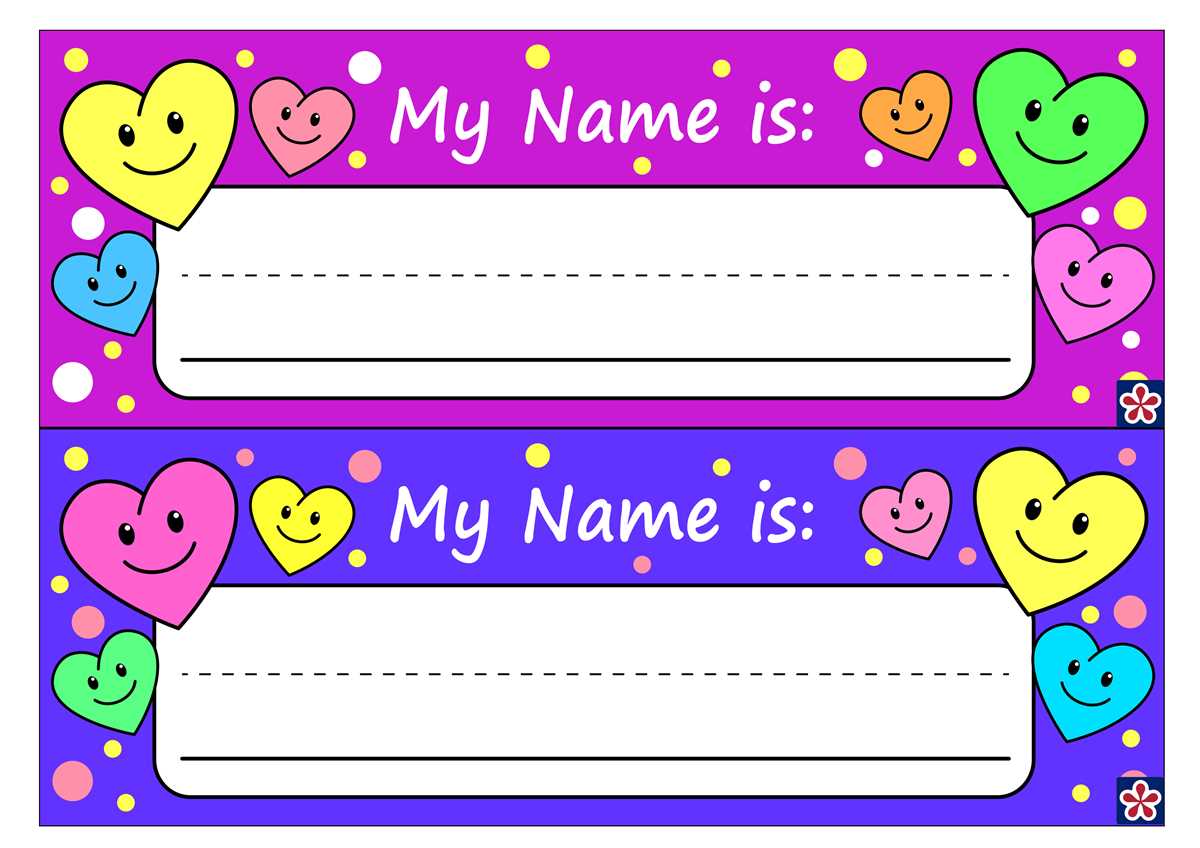 heart name tags printable