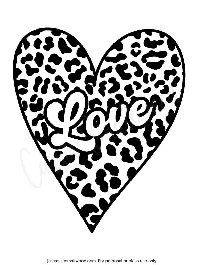 hearts coloring pages printable