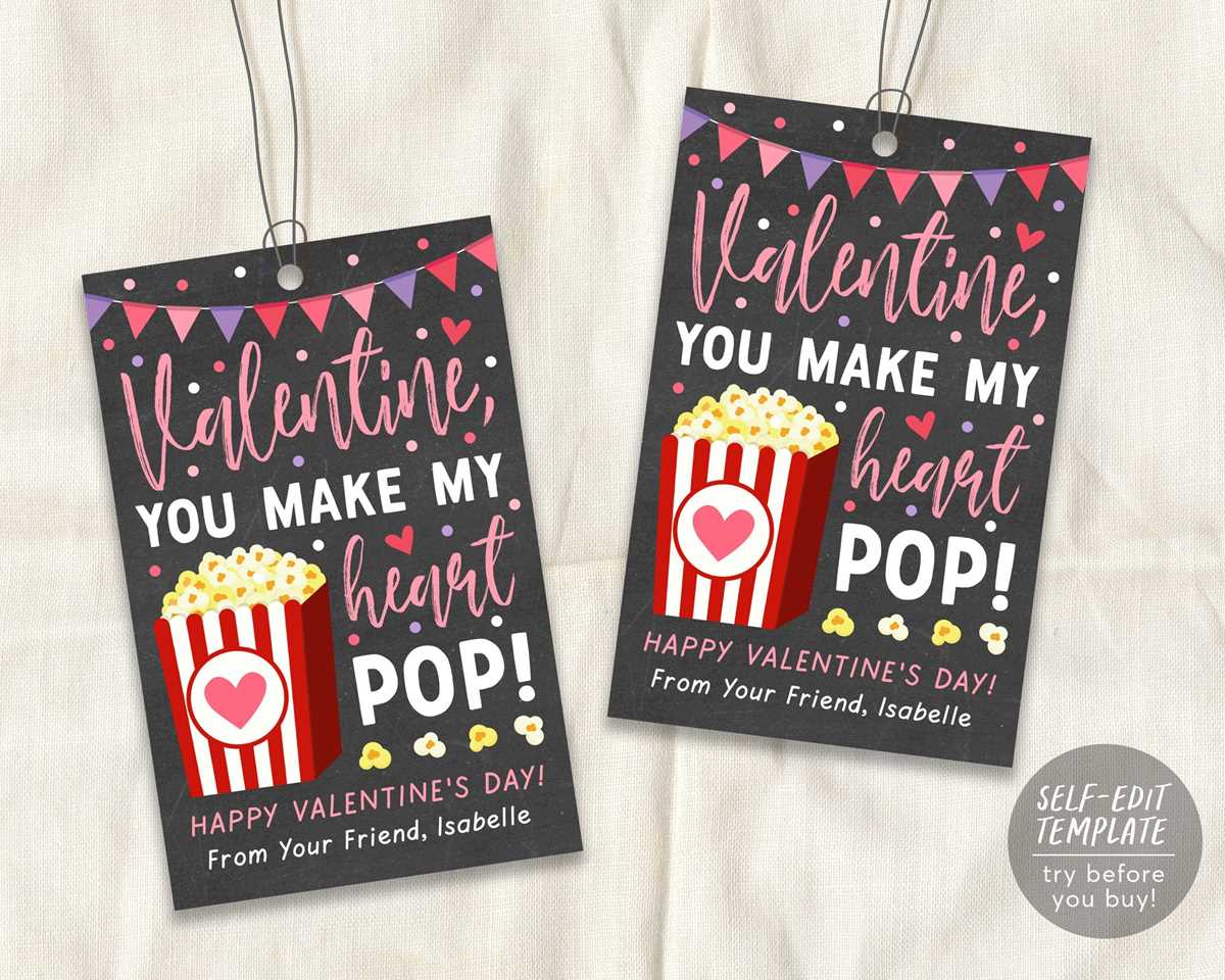 popcorn valentines printables