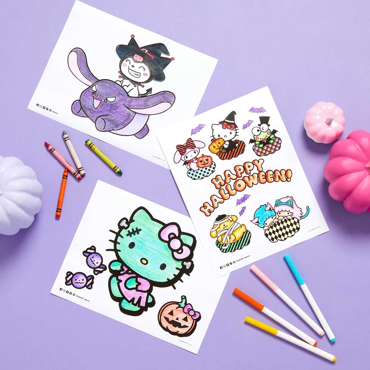 hello kitty printable coloring sheets