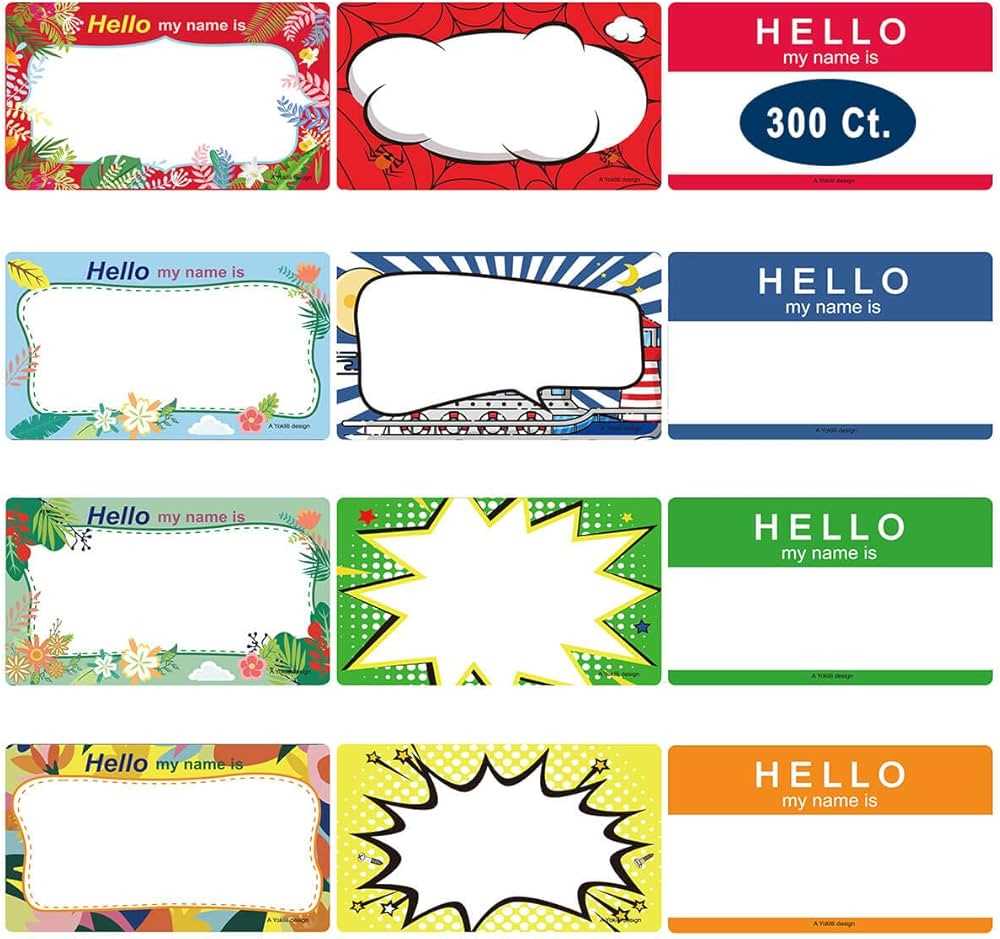 hello my name is printable name tags