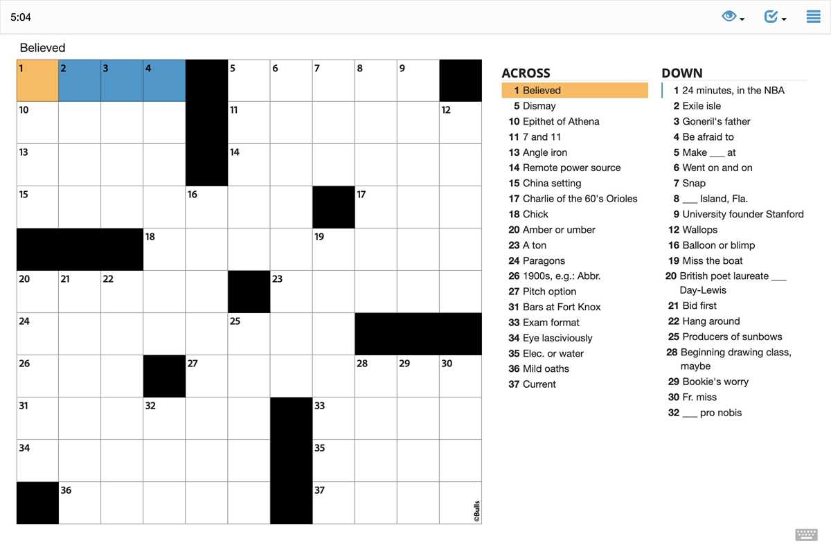 free easy crossword puzzles printable
