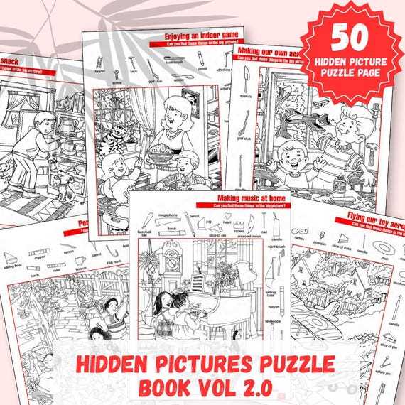 hidden puzzle pictures printable