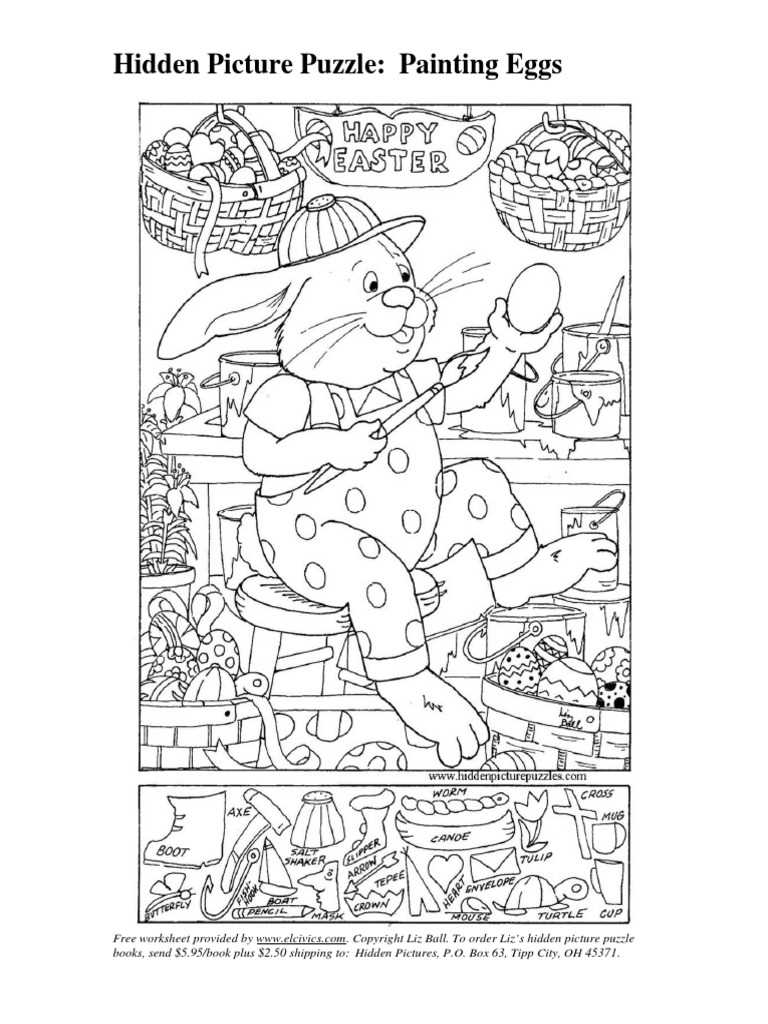 hidden puzzle pictures printable