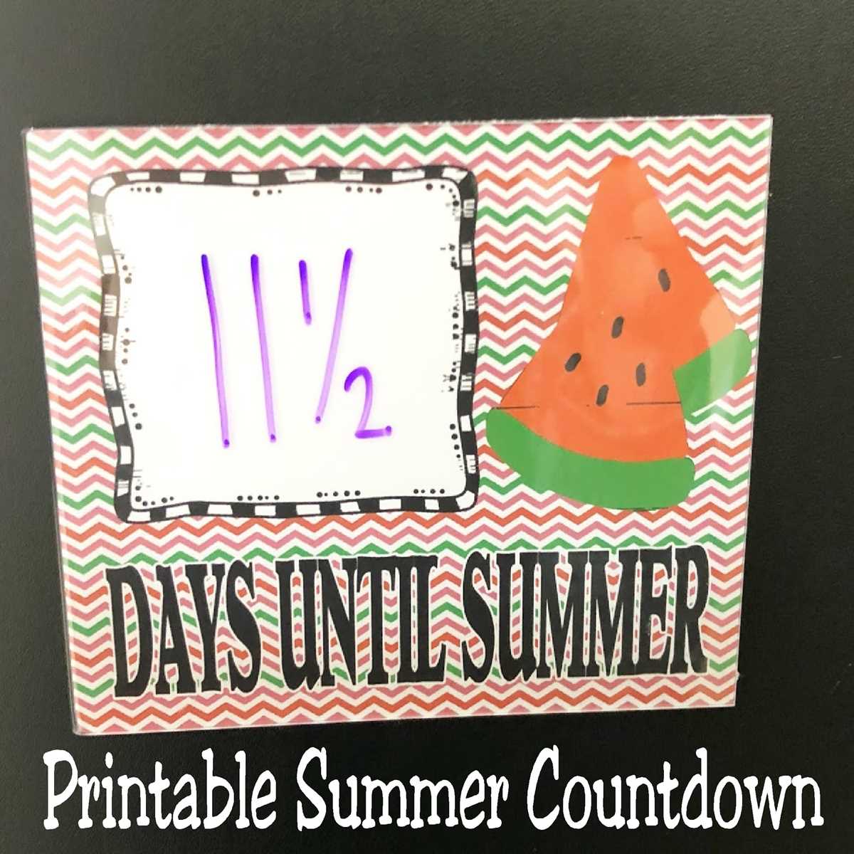 printable countdown to summer