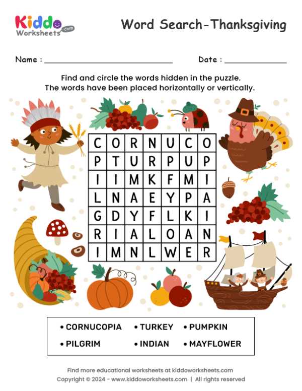 thanksgiving hidden pictures printable