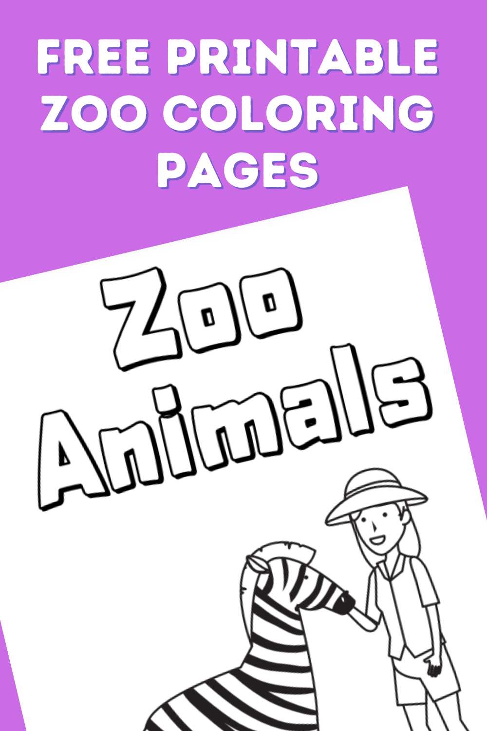 printable coloring pages zoo animals