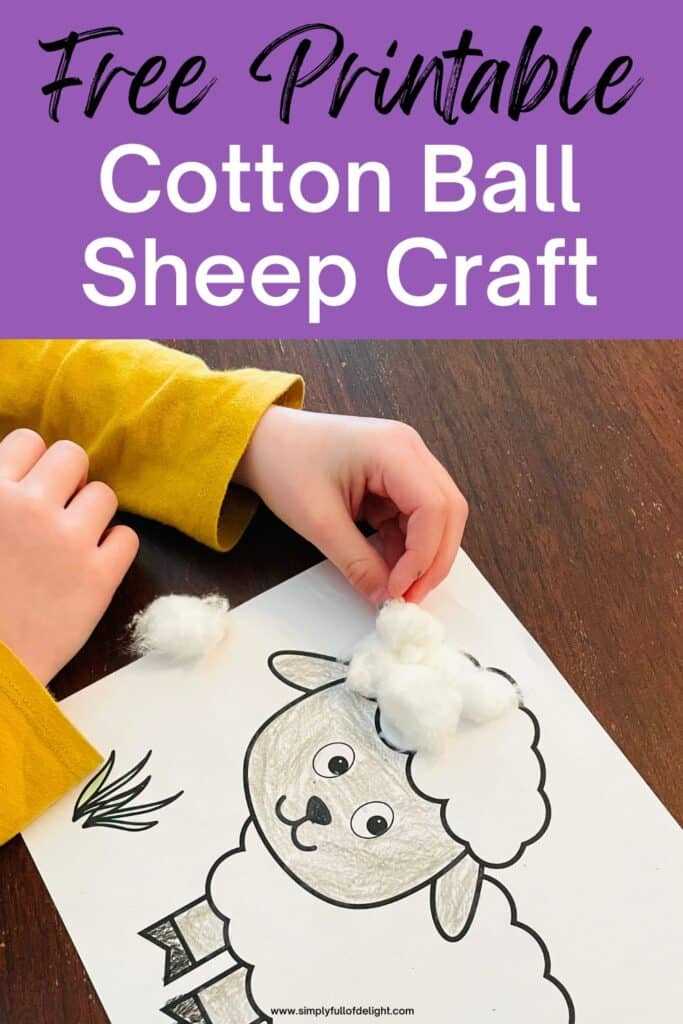 sheep printable template