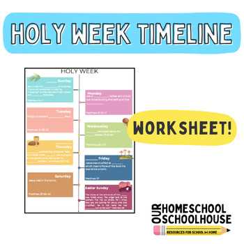 holy week activities printable