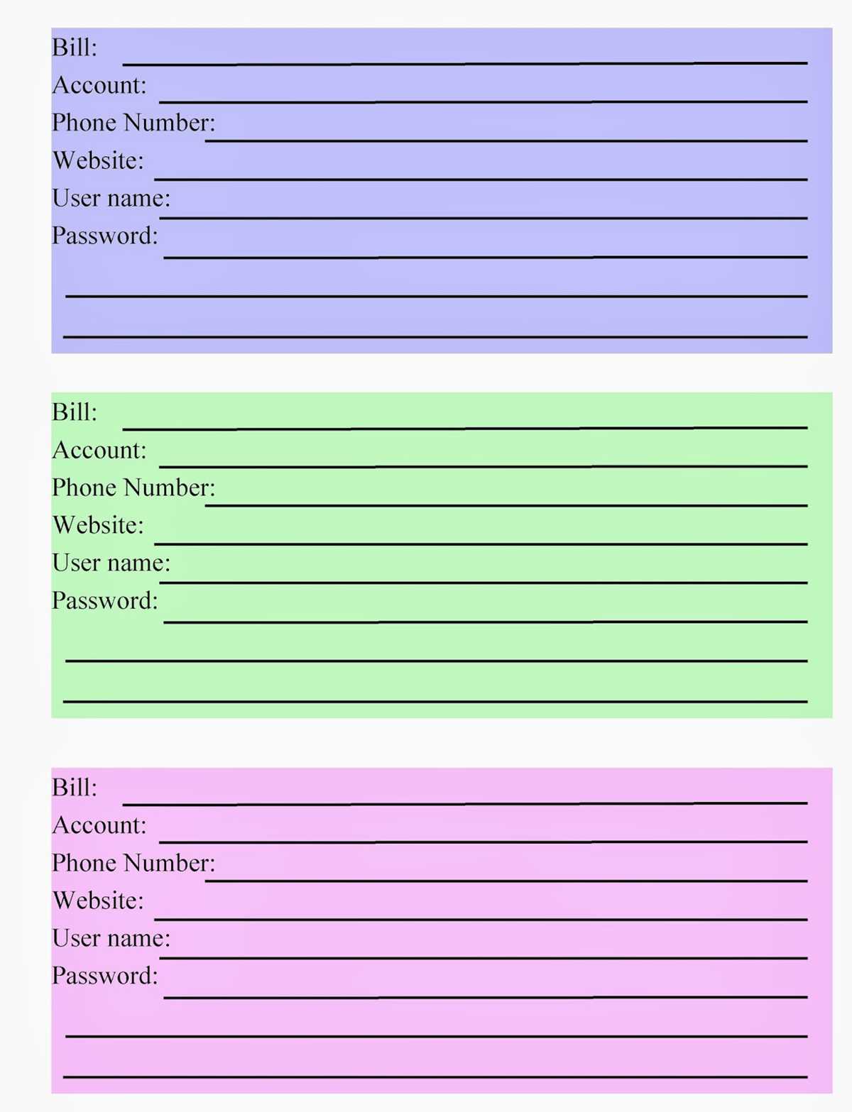 home management binder free printables