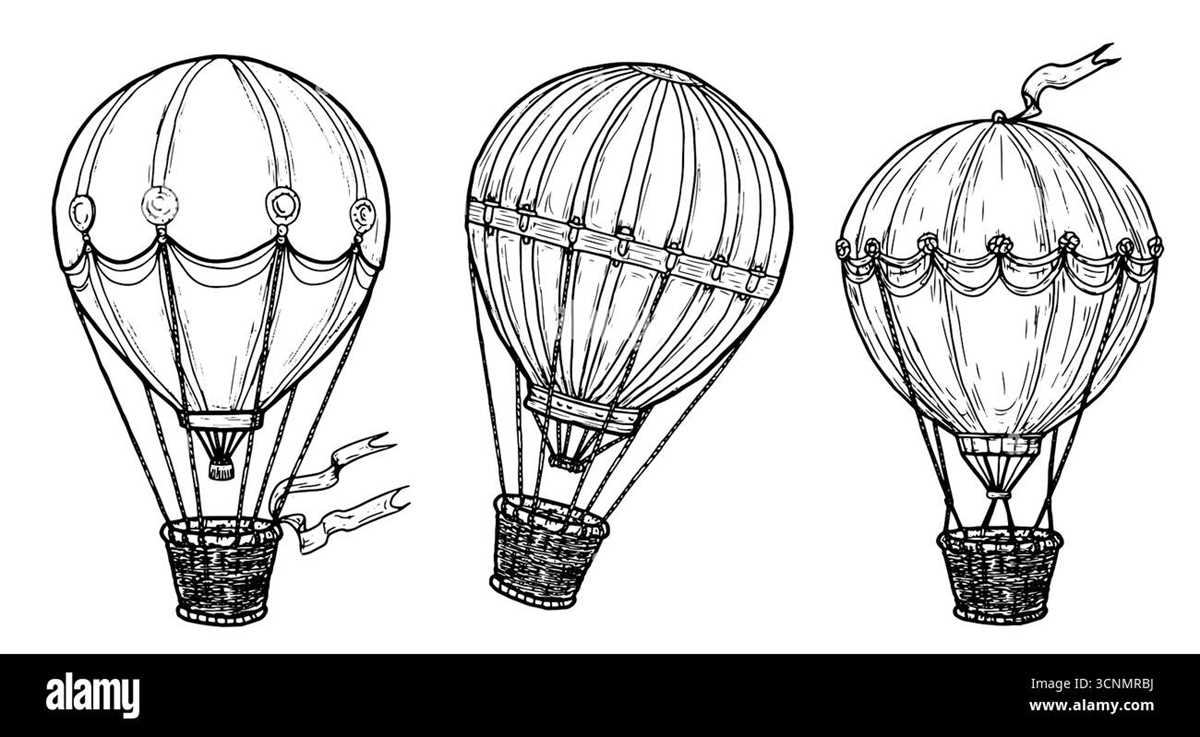 hot air balloon basket printable