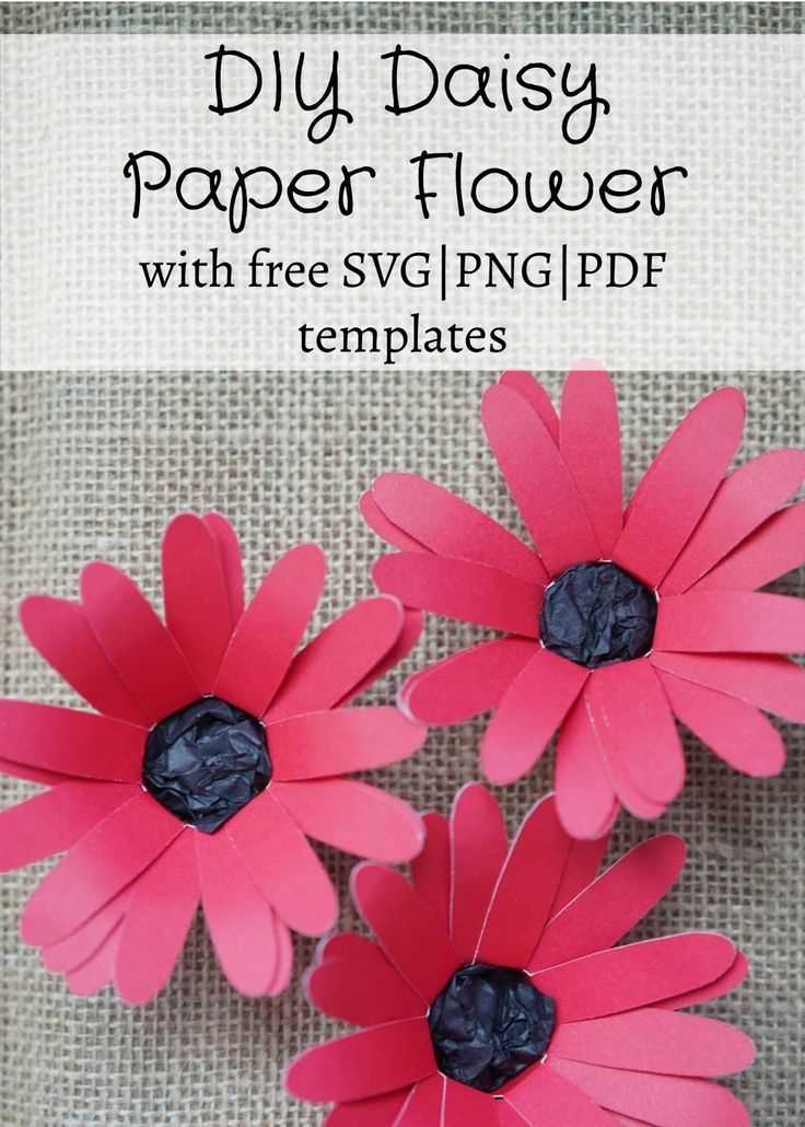 free printable daisy flower template