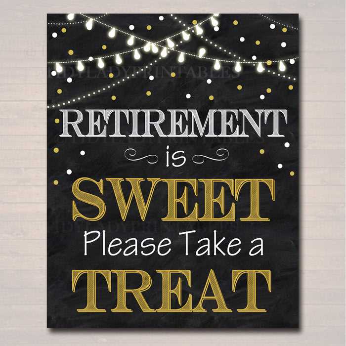 retirement signs printable