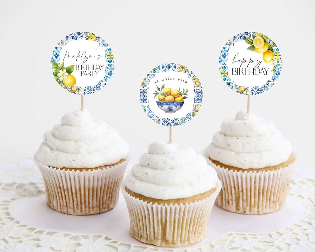 birthday cupcake printables