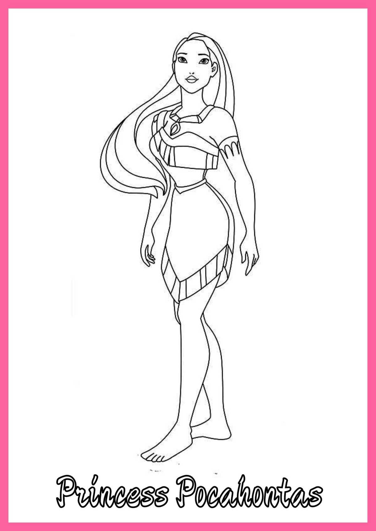 colouring pages disney princesses printable