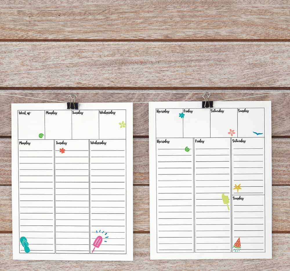 bullet journal free printables