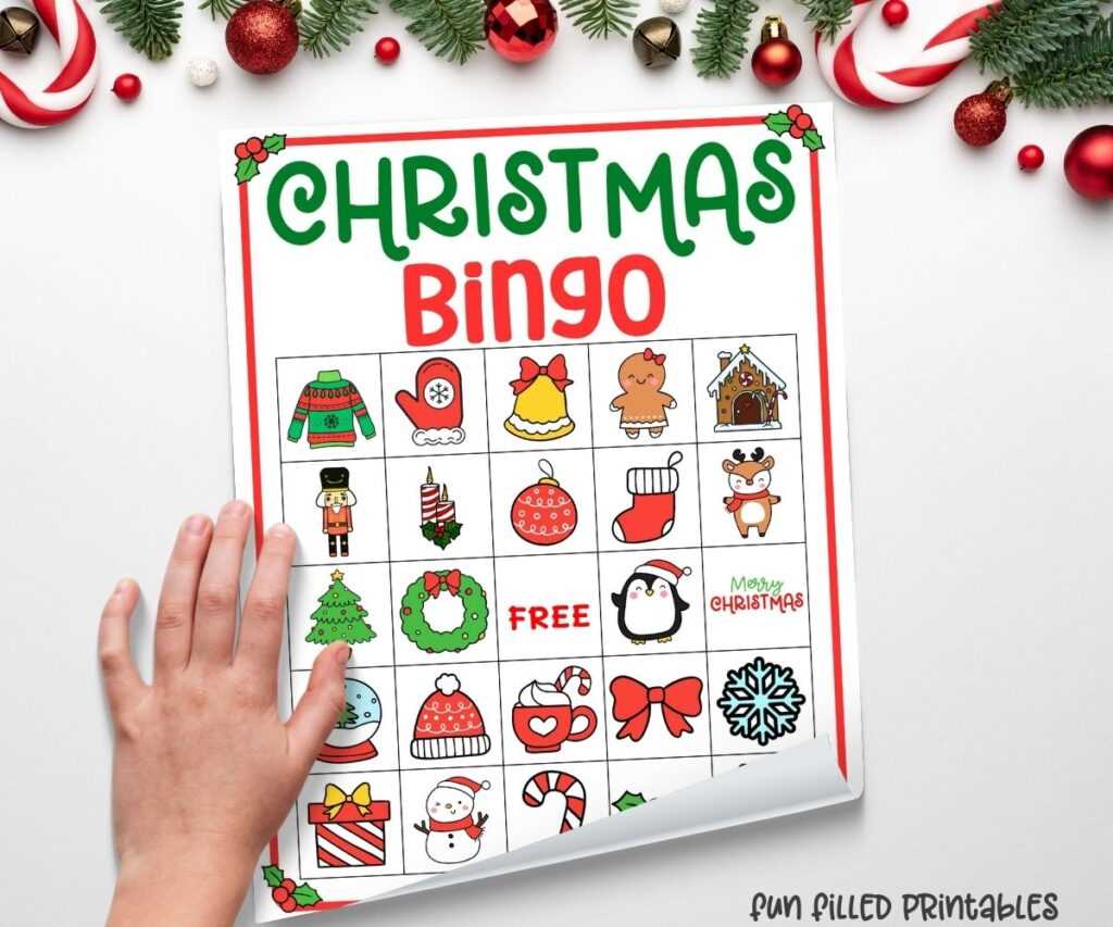 printable xmas bingo game