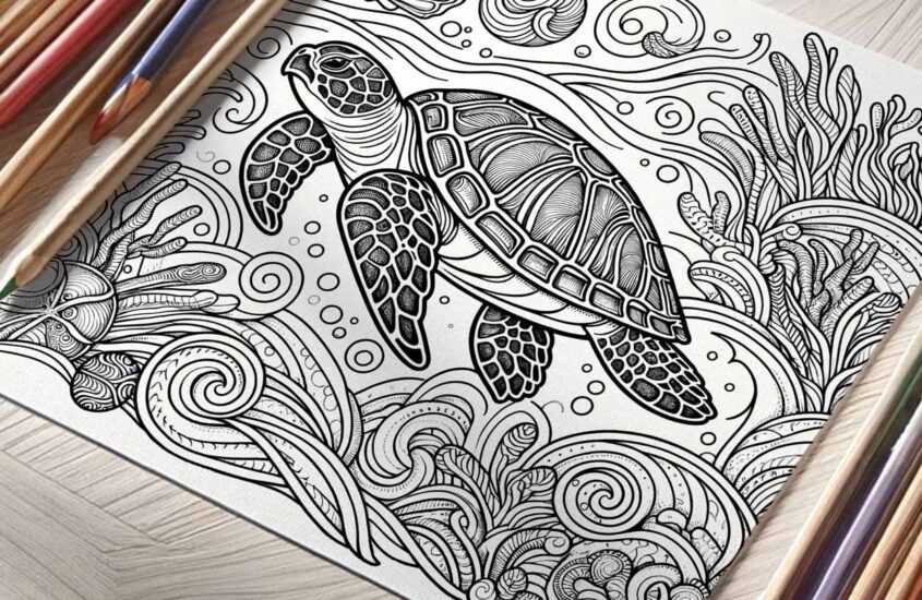printable coloring book for adults