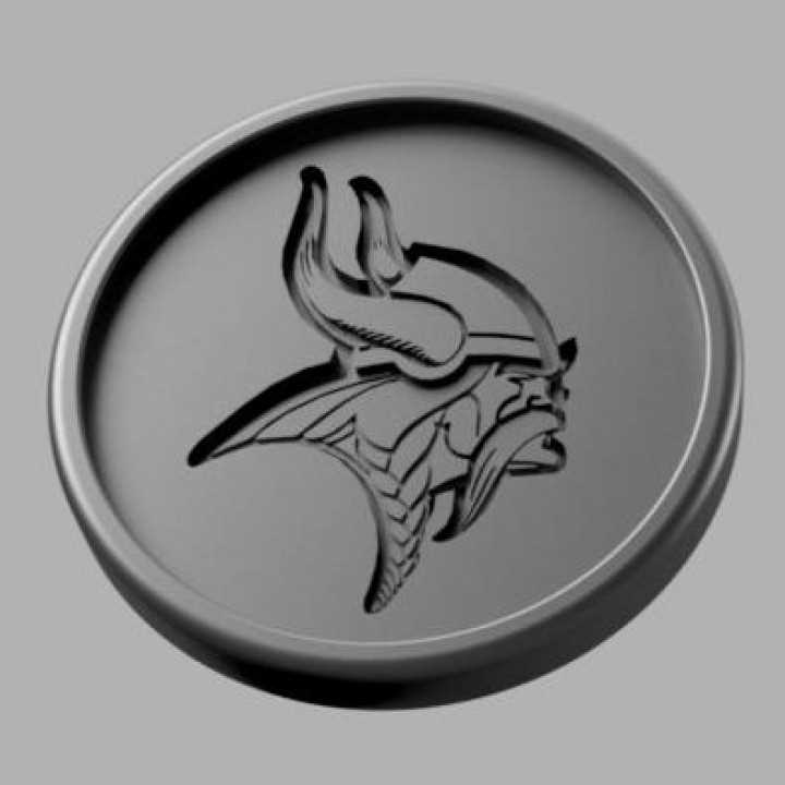 printable vikings logo