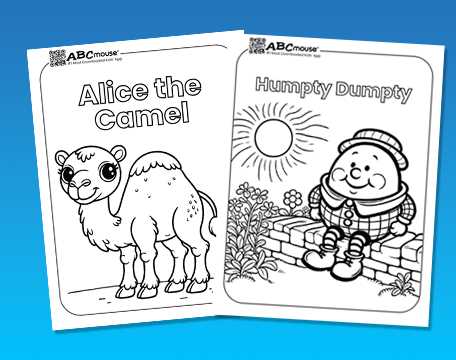 printable nursery rhyme characters
