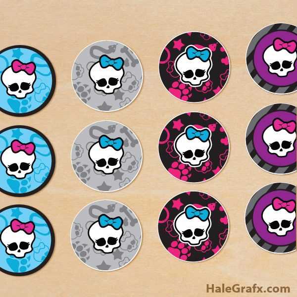 monster high cake topper printable