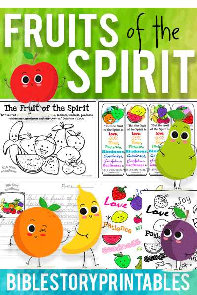 fruit of the spirit free printables