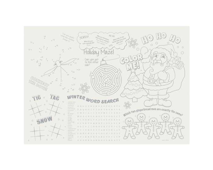 printable paper placemats
