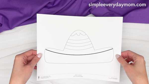 printable sombrero template