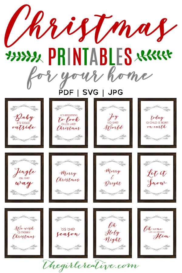 free christmas sign printables