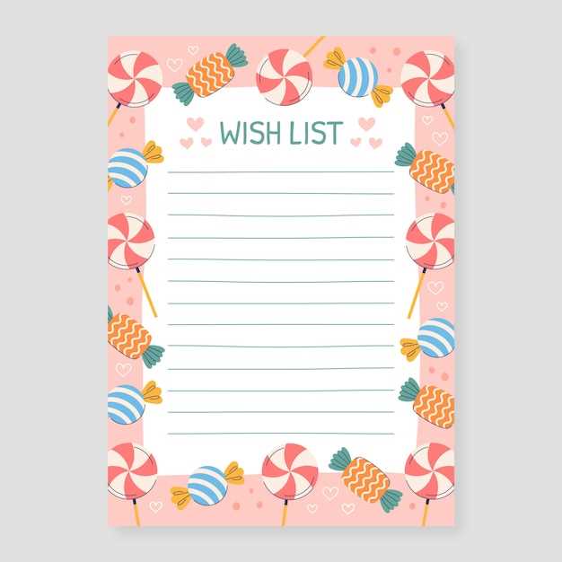 printable birthday wish list