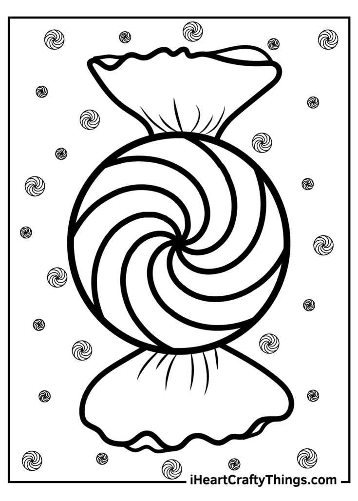 printable coloring pages candy