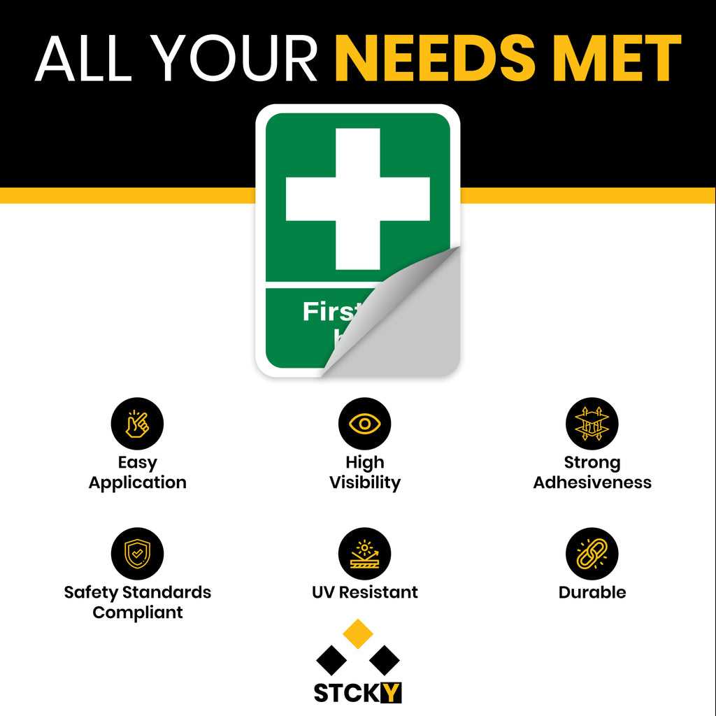 printable first aiders sign