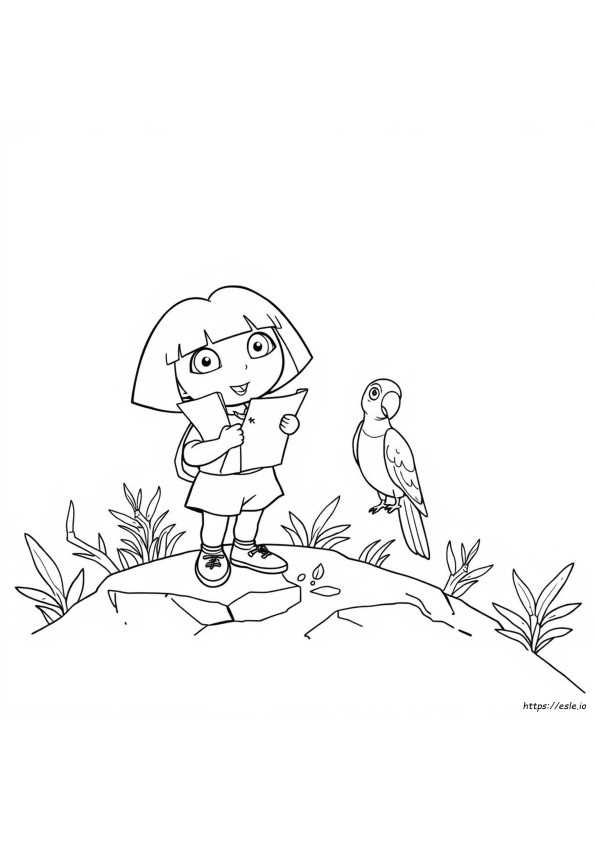 free printable dora coloring pages
