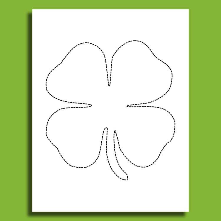 four leaf clover pictures printable