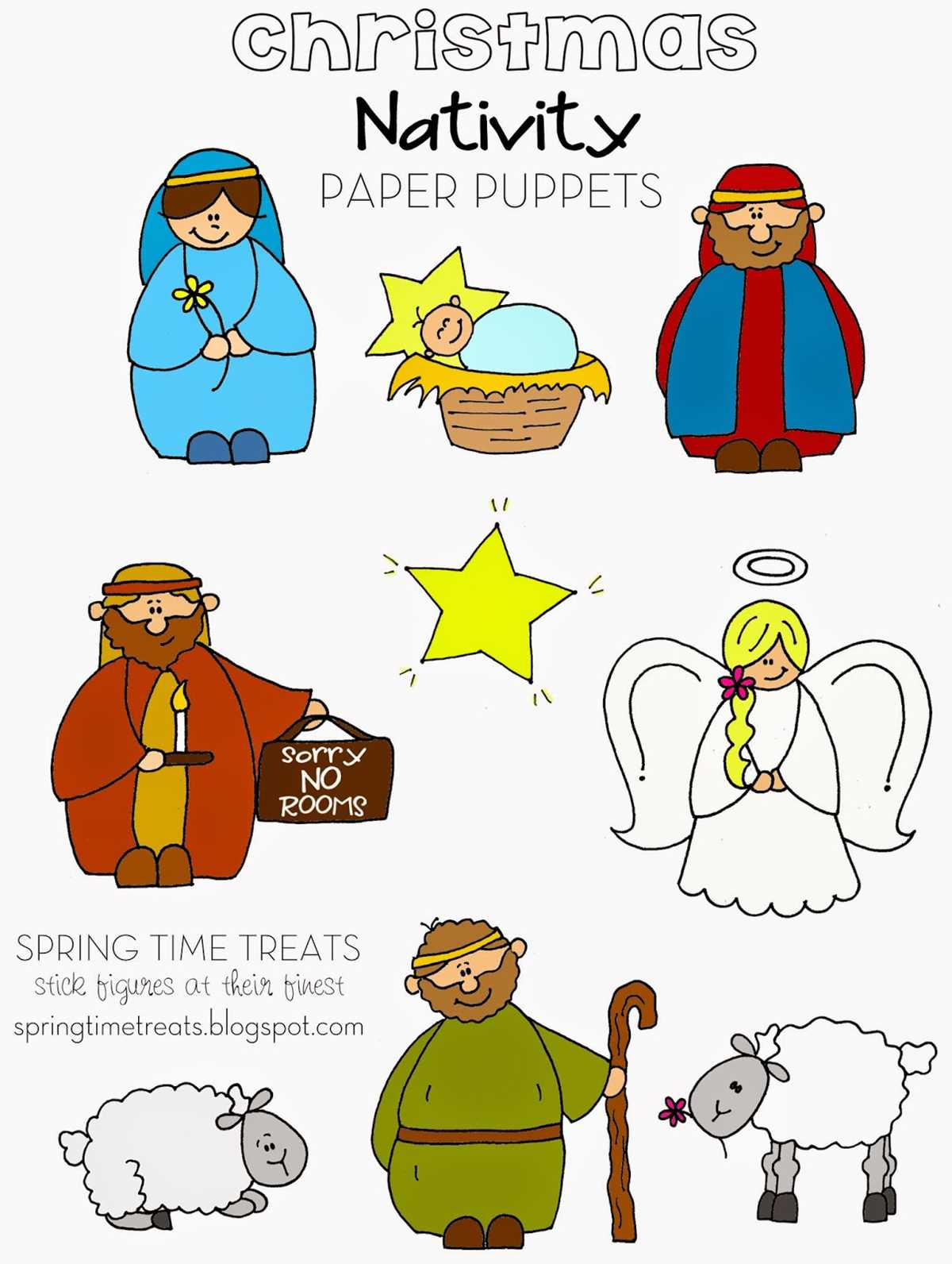 printable nativity scene free