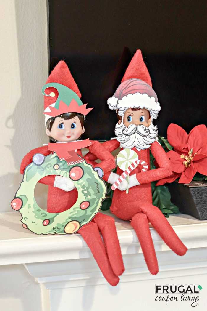 elf on the shelf printable props