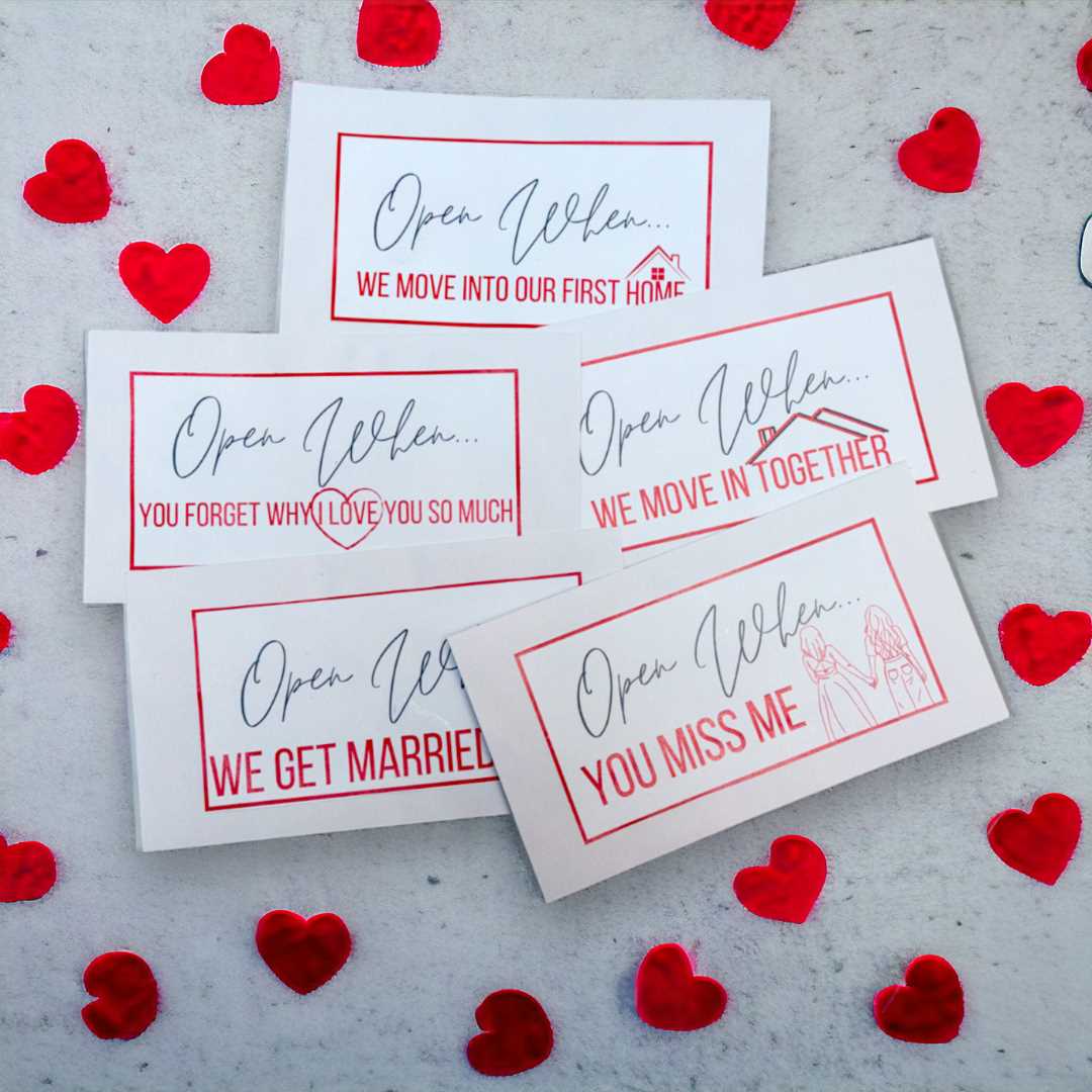 open when letters printable