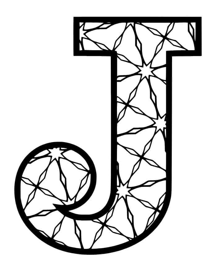 printable letter j