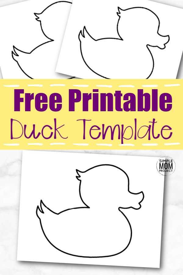 printable duck stencils