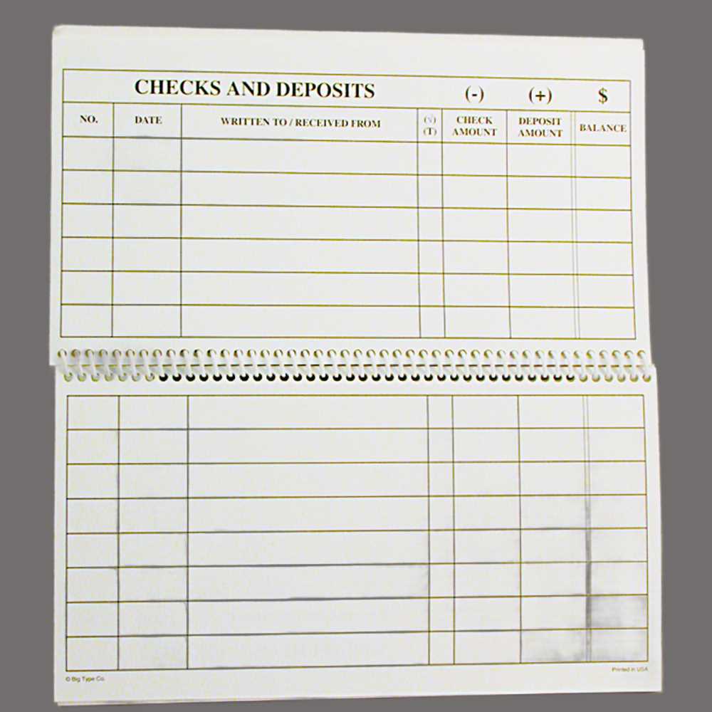 printable check ledger