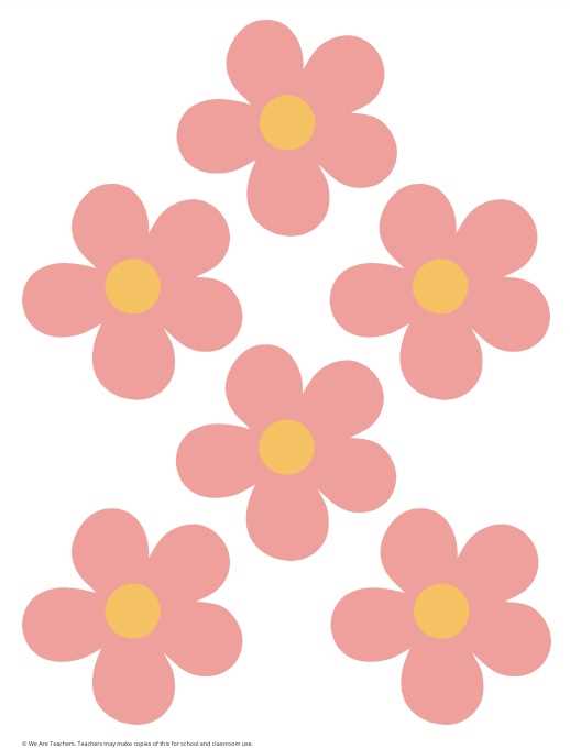 images of printable flowers