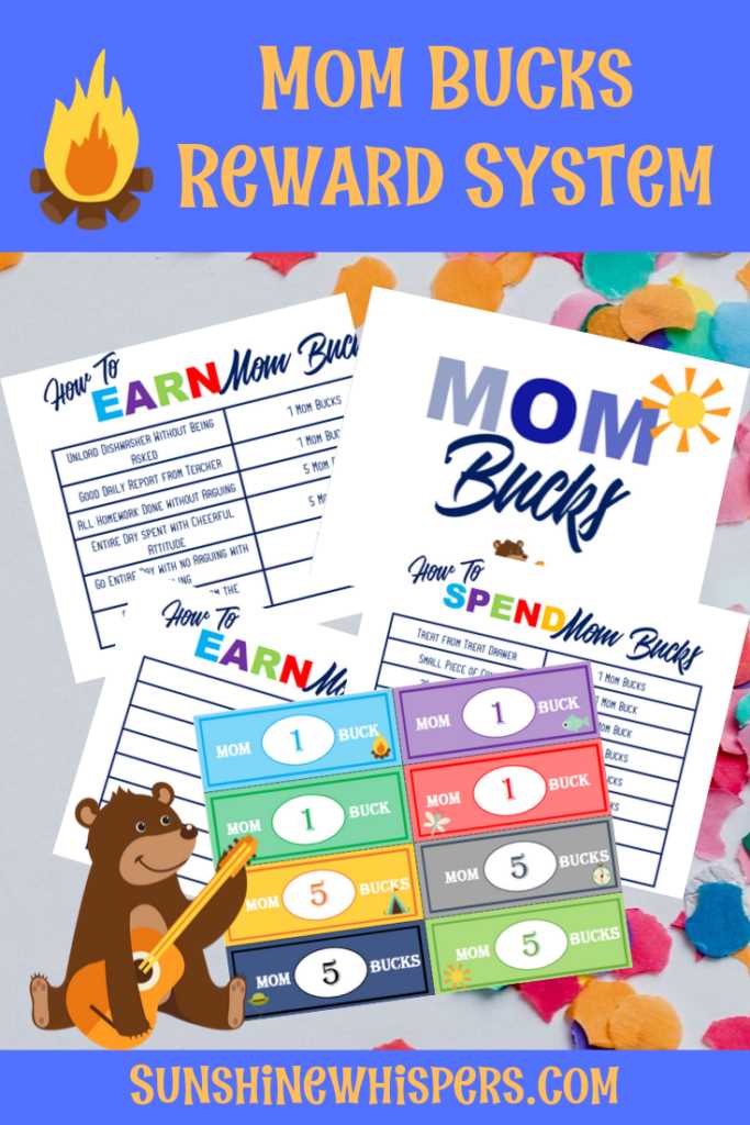 free printable mom bucks