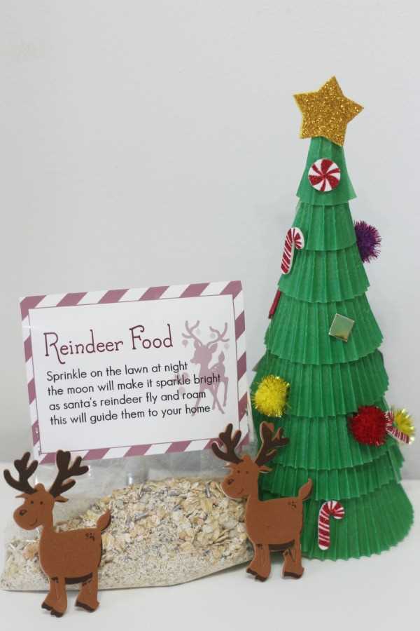 reindeer food tags printable