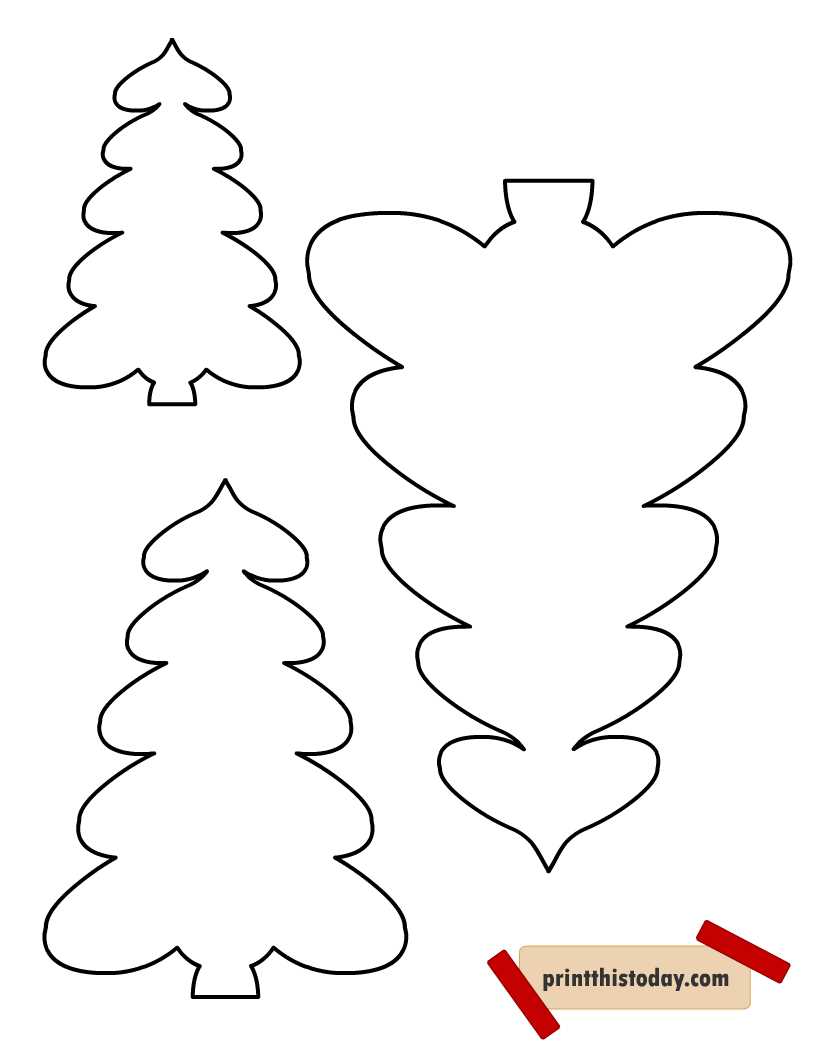 printable large christmas tree