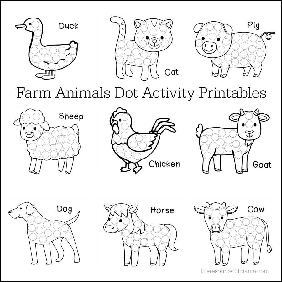 printable images of farm animals