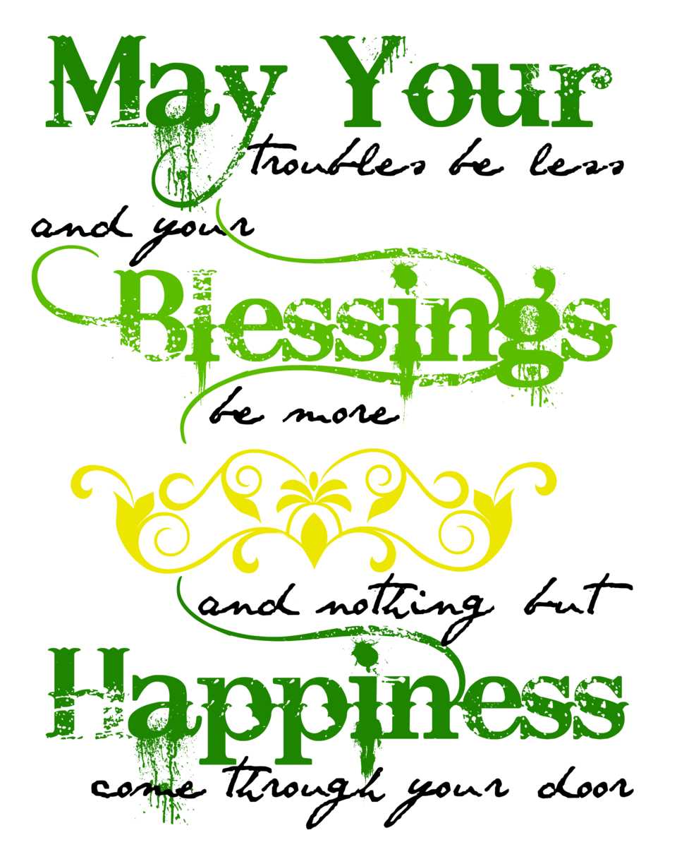 irish blessing printable free