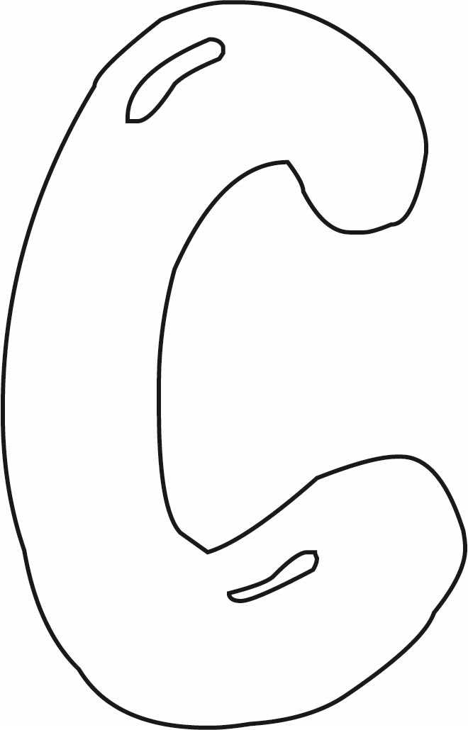 big letter printable