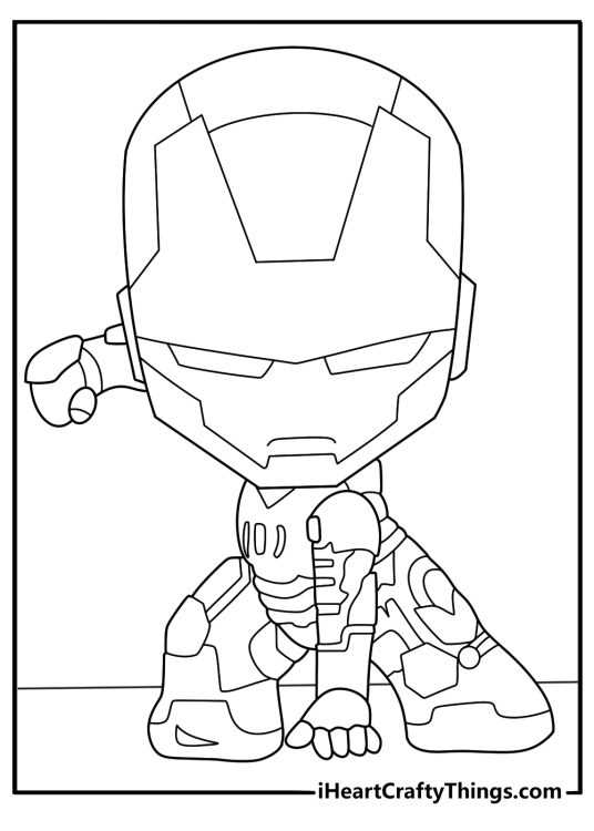 iron man coloring pages free printable